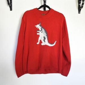 Yohji Yamamoto Godzilla Intarsia Sweat